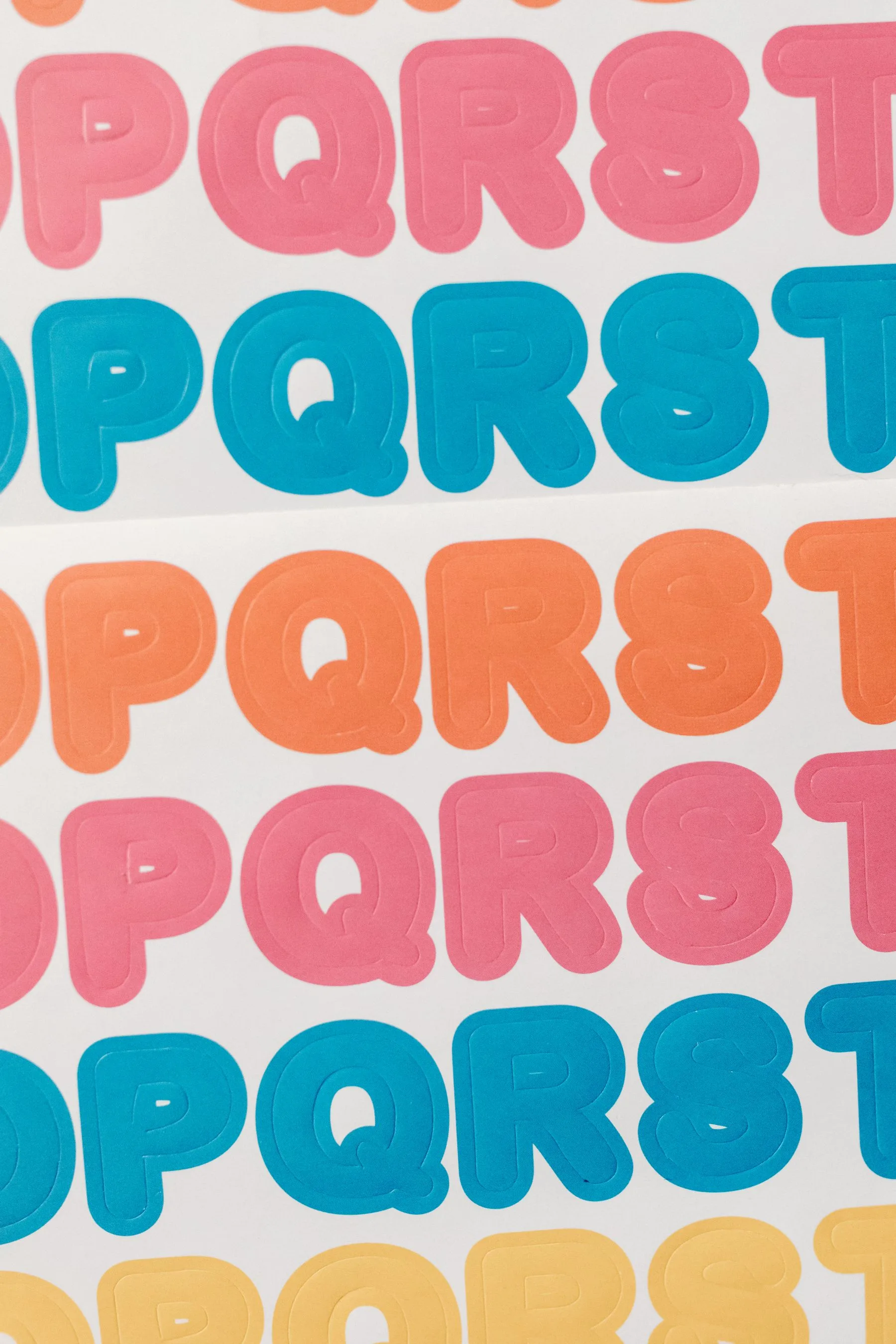 Sticker Printing printing category and finished print samples